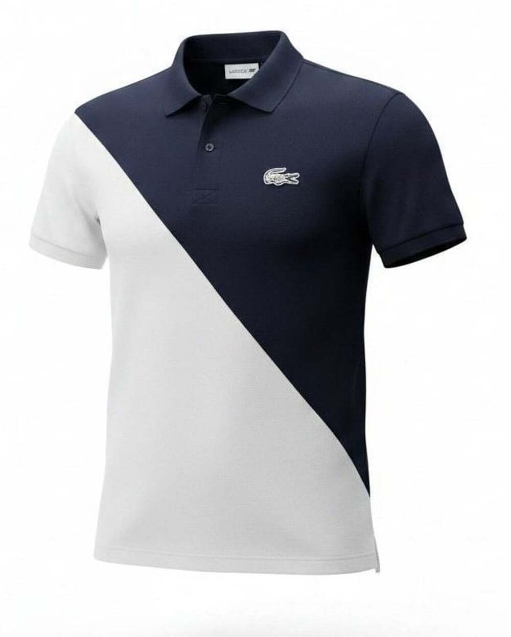 Lacoste x Roland Garros Colorblock Piqué Tennis Polo Shirt Sz M